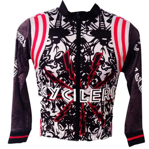 BUSO JERSEY BOLSILLO  ROJO-BLANCO TM-38