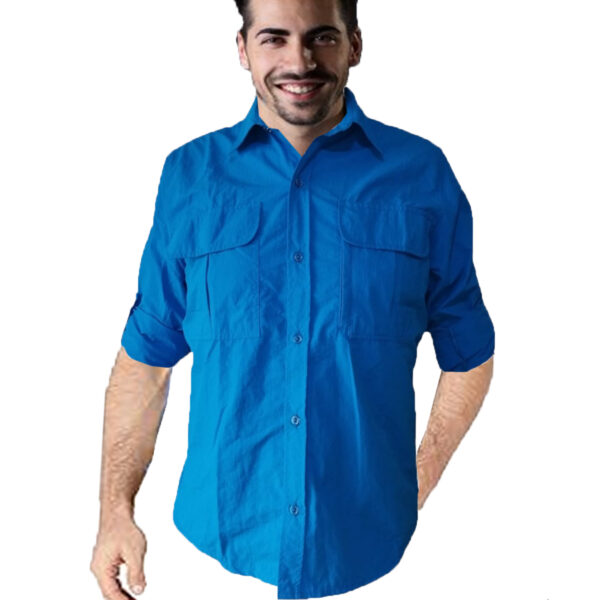 CAMISA SECADO RAPIDO TURQUESA T.L - Imagen 2