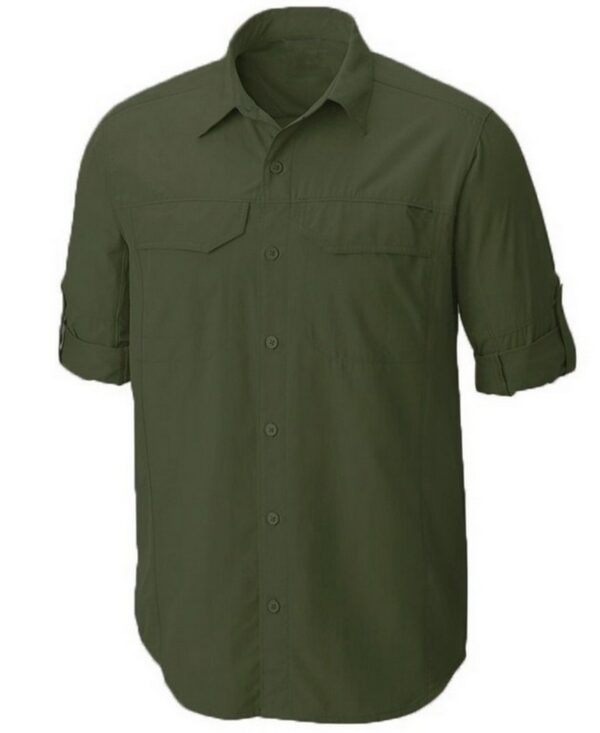 CAMISA SECADO RAPIDO VERDE OLIVA T.XXXL - Imagen 3