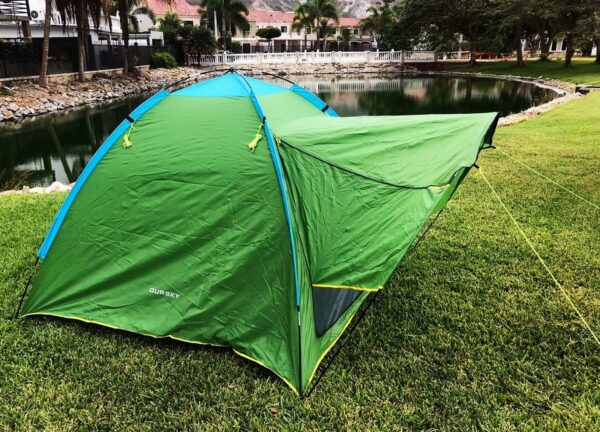 CARPA 3P DOMO P.FIBRA VERDE OURSKY - Imagen 2