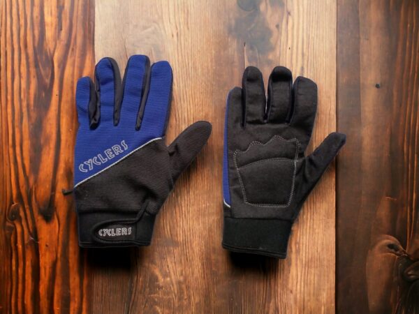 GUANTES LARGOS NEGRO/AZUL T.XP REFLECTIV - Imagen 3