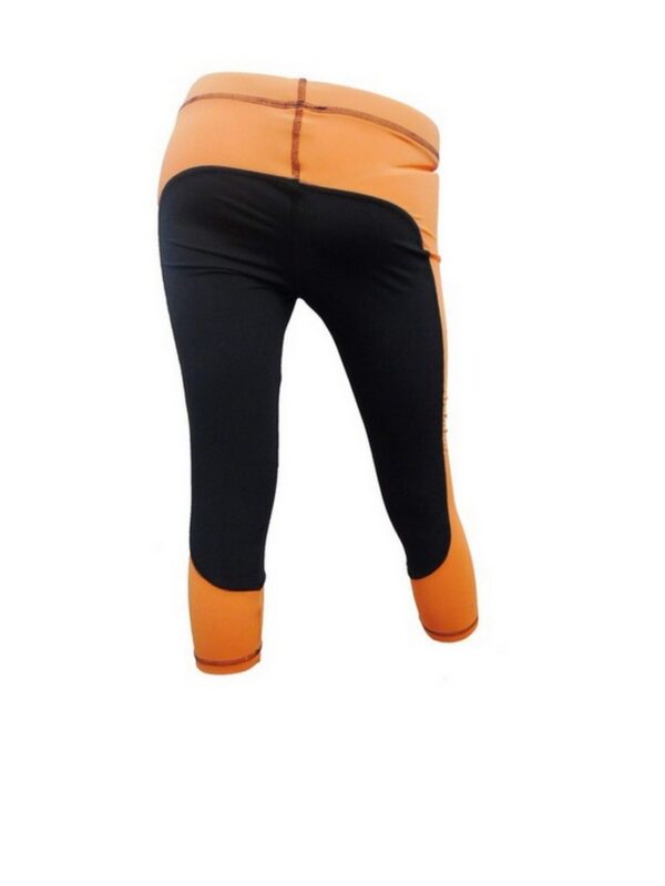 PANTALON LICRA NARANJA/NEGRA T.L - Imagen 3