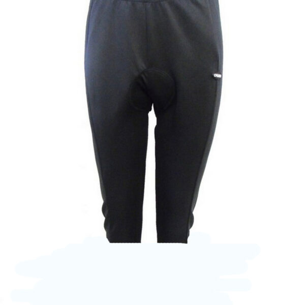 PANTALON LICRA CAPRI NEGRO C/BADANA T.S