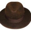 SOMBRERO PAÑO ROCKY FEDORA 53 CAFE - Imagen 3